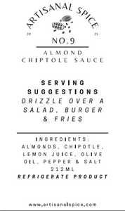 No. 9 Almond Chipotle Sauce - Artisanal Spice